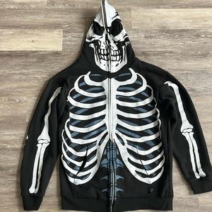 Hybrid Skeleton full zip hoodie